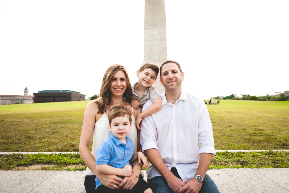 Washington Monument Family Portrait