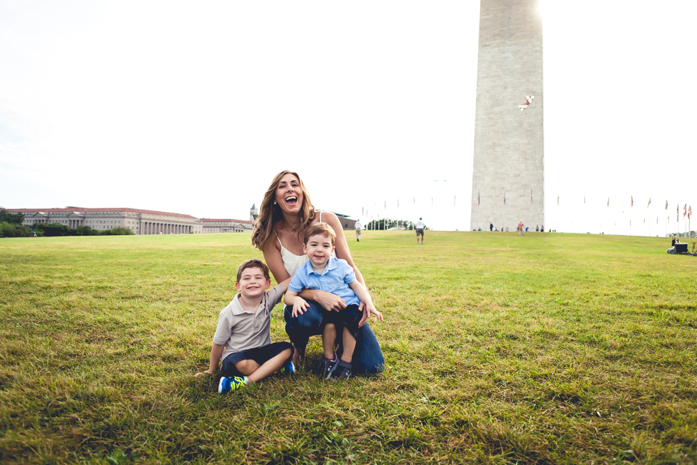 Washington Monument Family Portrait