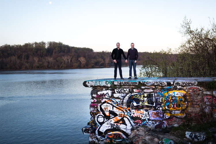 Georgetown Engagement Photo